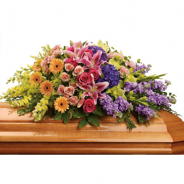 Garden of Sweet Memories Casket Spray