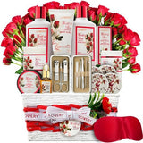 Red Rose Birthday Gift - 35pcs Bath & Body Spa Kit